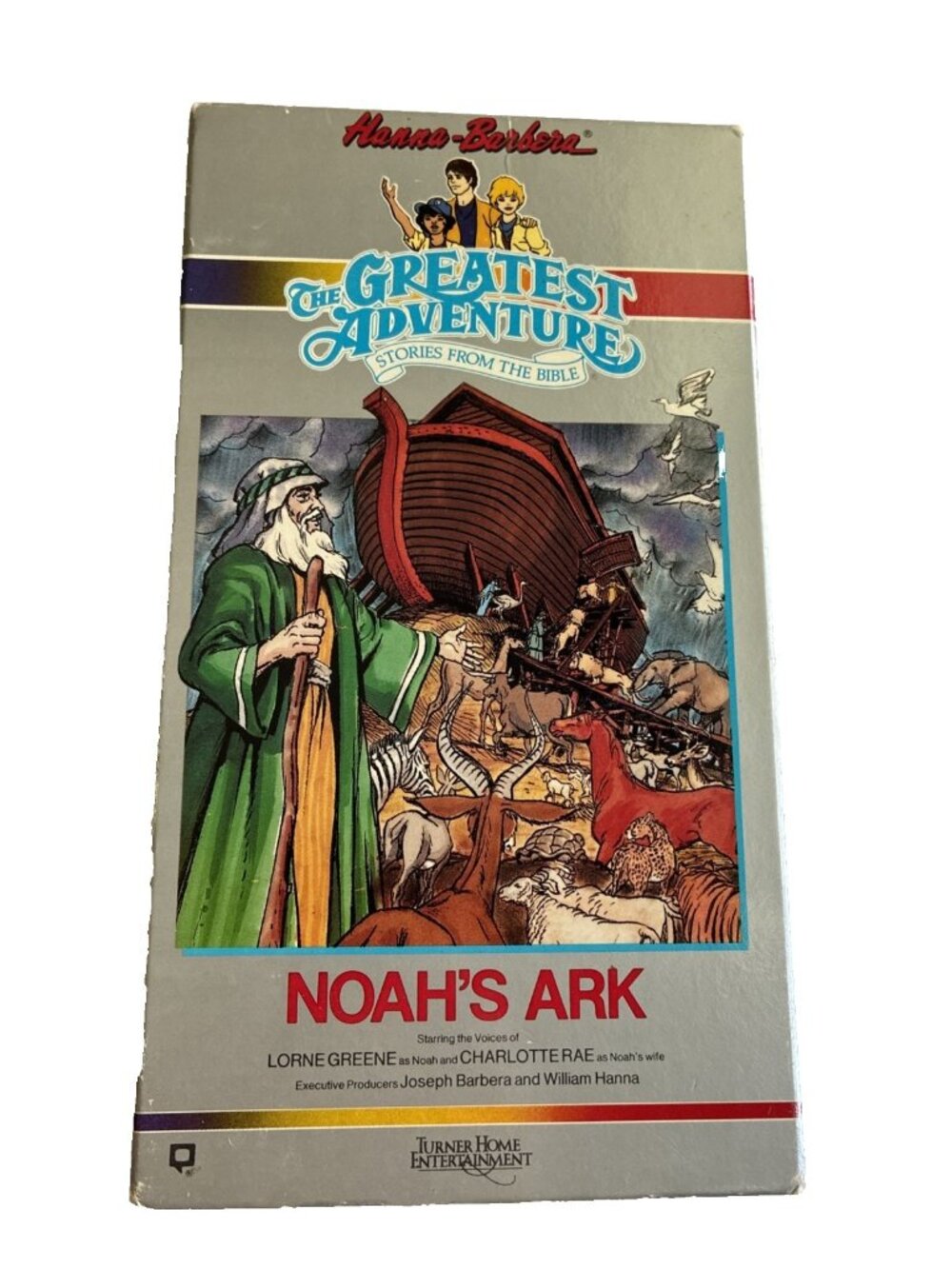 Vintage Hanna Barbera Noahs Ark VHS Greatest Adventure Bible Stories Tape